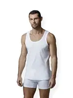 Erkek Penye 2 Li Atlet Dagi D1010 Beyaz