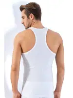 Erkek Sporcu Atlet Lüx DRM 1008 Beyaz görsel 6