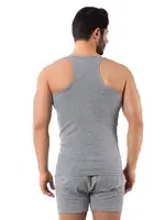 Erkek Sporcu Atlet Lüx DRM 1008 Gri detay görünüm