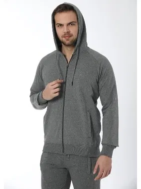 Öztaş Erkek Tek üst Kapşonlu Eşofman 12501-A Öztaş