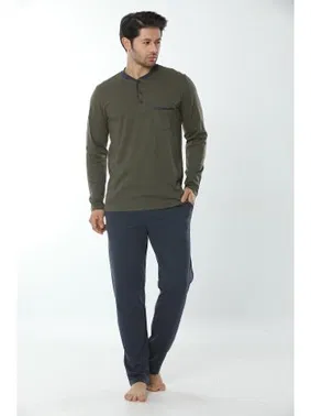 Öztaş Erkek Uzun Kollu Pijama Takım 12003-A Öztaş