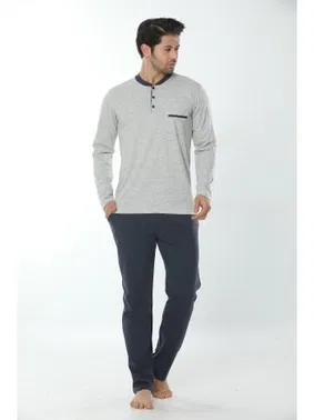 Öztaş Erkek Uzun Kollu Pijama Takım 12004-A Öztaş