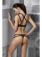 For Dreams 8212 Seksi Transparan Sütyen Takım Siyah görsel 4