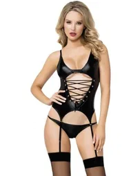 For Dreams For Dreams 8214 Lame Jartiyerli Erotik Takım