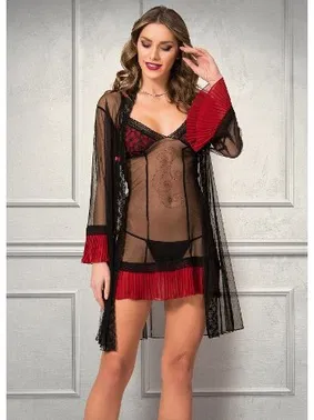 For Dreams For Dreams Joi 4971 Tül Gecelik Takımı