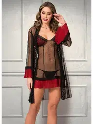 For Dreams For Dreams Joi 4971 Tül Gecelik Takımı