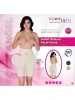 Form Angel 5006 Selüllit Önleyici Paçalı Korse Ten