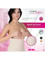 Form Angel 5050 Ağraflı Bel Korse Ten