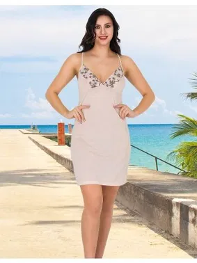 Lady Gecelik ve Çiçek Desenli Sabahlık Takım Lady 557 - Alternatif Görünüm