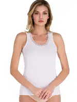 Geniş Askılı Büyük Beden Atlet İmer 1249 Beyaz