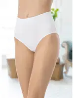 Godewo 3 lü Yüksek Bel Pamuklu Bato Slip K20160 Beyaz