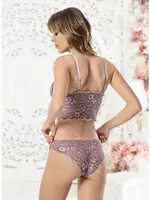 Godewo Britli Melody Bralet Takım TK20221 Lila detay görünüm