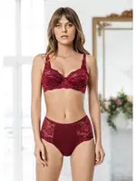 Godewo Cherry Dantel Sütyen Takımı 20211 Bordo