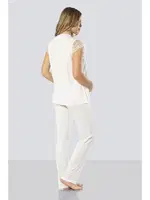 Hamile/Lohusa Pijama Takımı Türen 3294/KREM Krem görsel 4