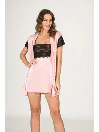 Sistina Kadife Somon 2li Gecelik Takım Sistina 1430