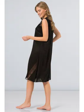 Türen Kadın Battal Gecelik Türen 3124/SİYAH - Alternatif Görünüm