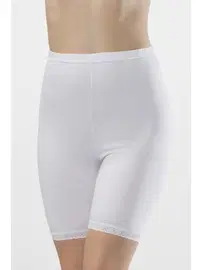 Türen Kadın Dantelli Kısa Tayt Türen 285/BEYAZ