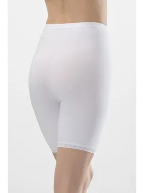 Türen Kadın Dantelli Kısa Tayt Türen 285/BEYAZ - Alternatif Görünüm