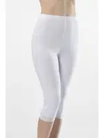 Kadın Dantelli Uzun Tayt Türen 259/BEYAZ Beyaz