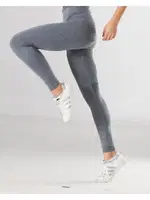 Kadın Sporcu Tayt Fitness Ve Günlük Kullanım Iç Göstermez Örme Seamless Dikişsiz Miss Fit 34545 Gri görsel 13