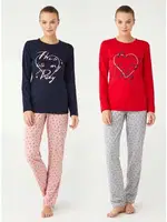 Kalpli Pijama Takım Mod Collection 3357