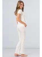 Kısa Kollu Pijama Türen 3236/KREM farklı açı