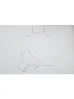 Kız Çocuk Atlet ve Külot Takımı 4028-G Öztaş Beyaz detay görünüm