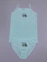 Kız Çocuk Atlet ve Külot Takımı 4099-G Öztaş Beyaz