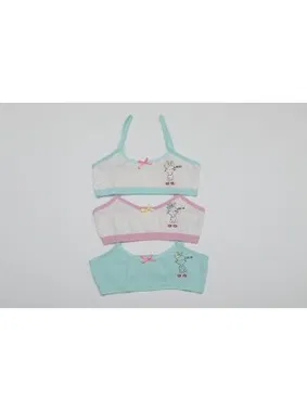 Öztaş Kiz çocuk Likralı Büstiyer (3 lü Paket) 4624-F Öztaş