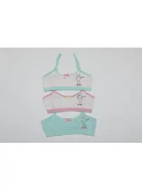 Öztaş Kiz çocuk Likralı Büstiyer (3 lü Paket) 4624-F Öztaş