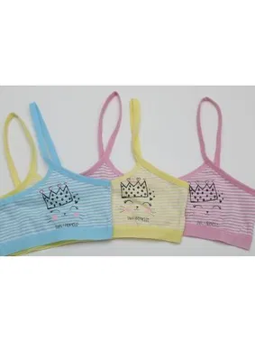 Öztaş Kiz çocuk Likralı Büstiyer (3 lü Paket) 4626-F Öztaş