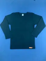 Kız Çocuk Termal Tek üst 4610-A Öztaş Siyah detay görünüm