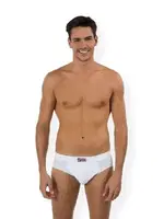 Kom Erkek 2'li Slip Nefes Alabilen Hafif Cotton- Ariel Beyaz