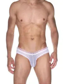 La Blinque La Blinque Erkek  Beyaz Fırfırlı  Slip  Külot 15516