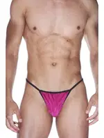 La Blinque Erkek Çizgili G-String Çamaşır 15568 Pembe