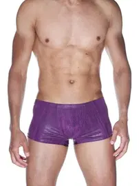 La Blinque La Blinque Erkek Deri Görünümlü Mor Boxer 15540