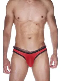 La Blinque La Blinque Erkek Kırmızı Fırfırlı  Slip  Külot 15517