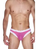 La Blinque Erkek Mor Transparan Tanga Külot 15512 Mor