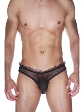 La Blinque La Blinque Erkek Siyah  Fırfırlı  Slip  Külot 15518