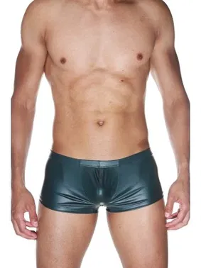 La Blinque La Blinque Erkek Yeşil Deri Görünümlü Boxer 15527