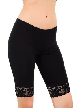 Lady Lady Paça Dantelli Kısa Tayt 1015