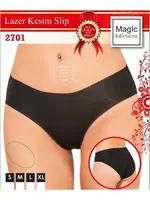 Lazer Düşük Bel Külot Korse Emay 2701 Siyah görsel 7