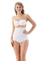 Lazer Kesim Slip Korse Emay 2813 Beyaz farklı açı