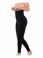 Lazer Kesim Yüksek Bel Korse Tayt Form Angel 1026 Siyah