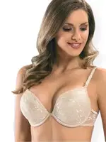 Le Jardin Loanna 2 Beden Büyük Gösteren Dantel Sütyen 7005 Ekru