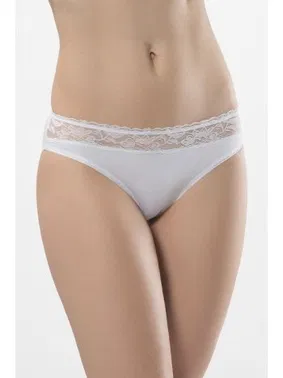 Türen Likralı Dantelli Bikini (2'li Paket) Türen 262/BEYAZ