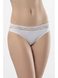 Türen Likralı Dantelli Bikini (2'li Paket) Türen 262/BEYAZ
