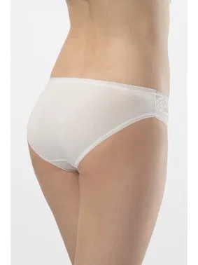 Türen Likralı Dantelli Bikini (2'li Paket) Türen 262/KREM - Alternatif Görünüm