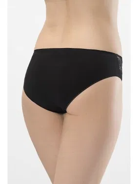 Türen Likralı Dantelli Bikini (2'li Paket) Türen 262/SİYAH - Alternatif Görünüm