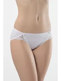 Türen Likralı Dantelli Bikini (2'li Paket) Türen 961/BEYAZ